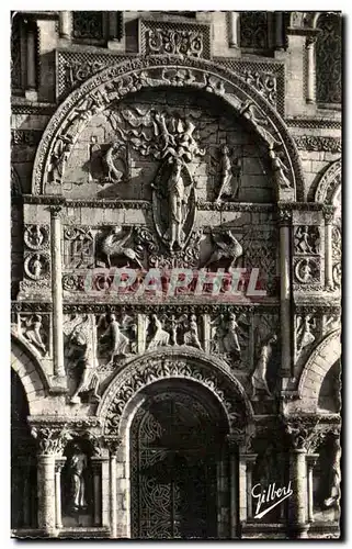 Cartes postales Angouleme Cathedrale st Pierre Motif Central de La Facade