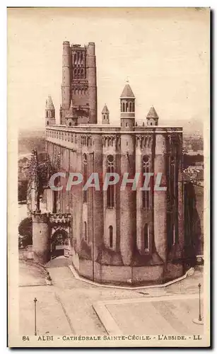 Cartes postales Albi Cathedrale Sainte Cecile L&#39anside