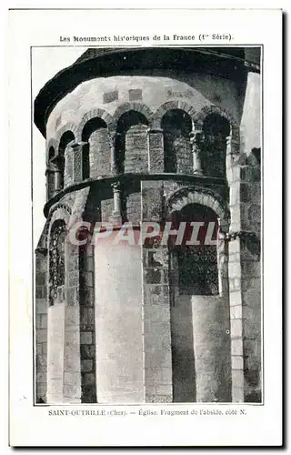 Cartes postales Saint Outrille Eglise Fragment De L&#39abside Cote