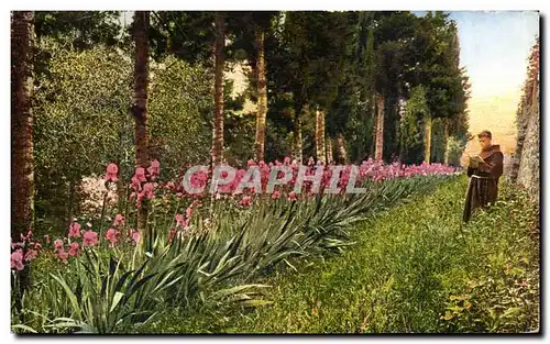 Ansichtskarte AK Fiesole Giardino del Convento di Francescani