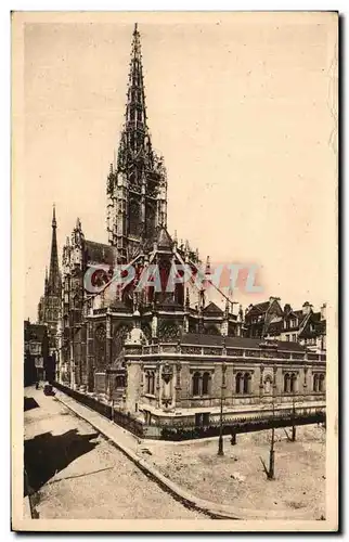 Ansichtskarte AK Rouen Abside de I&#39Eglise Saint Maclou