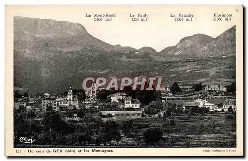 Cartes postales Un Coin de Gex et les Montagnes