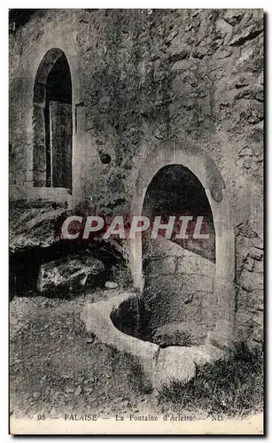 Cartes postales Falaise La Fontaine D&#39Arlette