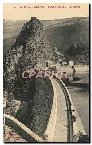 Ansichtskarte AK Environs De Saint Etienne Rochetaillee Le Barrage