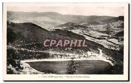 Cartes postales Lac Noir Vue Sur La Vallee D&#39Orbey