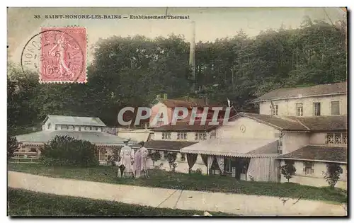 Cartes postales Saint Honore Les Bains Etablissement Thermal