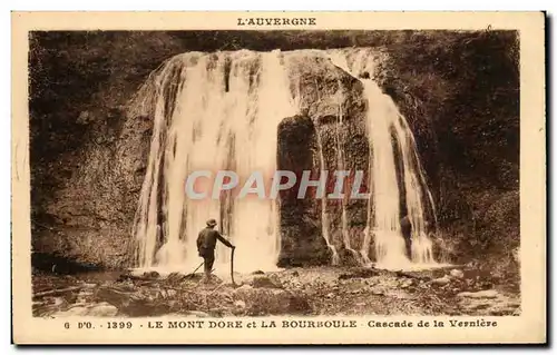 Ansichtskarte AK L&#39Auvergne Le Mont Dore Et La Bourboule Cascade De La Verniere