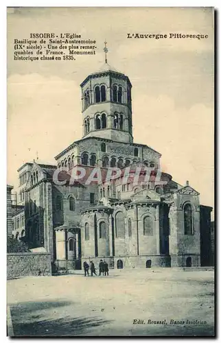 Cartes postales L&#39Auvergne Pittoresque Issoire L&#39eglise Basilique de Saint Austremoine