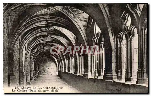 Cartes postales La Chaise Dieu Le Cloitre