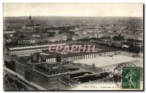 Cartes postales Paris Panorama de l&#39Ecole militaire