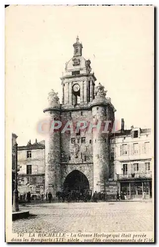 Cartes postales La Rochelle La Grosse Horloge