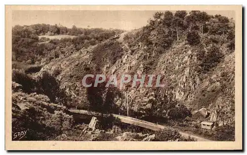 Cartes postales Rochefort en Terre Route de Malestroit et la Vallee du Gueuzon