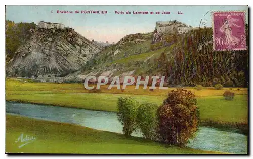 Cartes postales Environs de Pontarlier Forts Du Larmont et de Joux