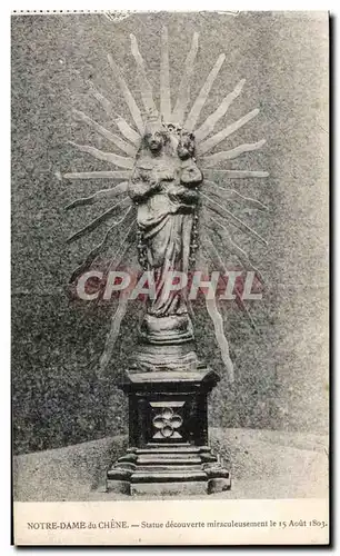 Cartes postales Notre Dame du Chene Statue