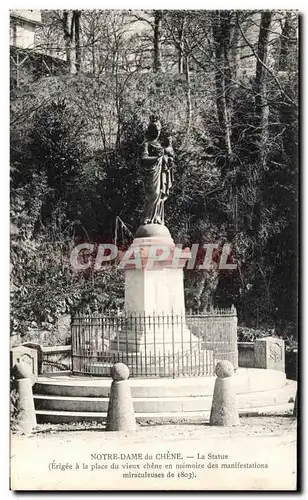 Ansichtskarte AK Notre Dame du Chene Statue