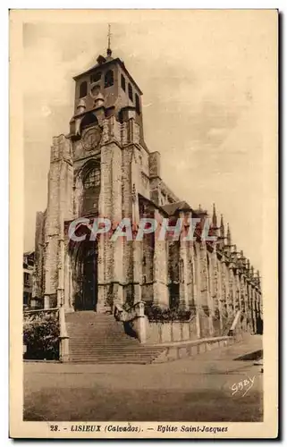 Ansichtskarte AK Lisieux Eglise Saint Jacques