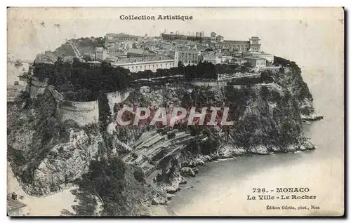 Cartes postales Monaco Le Ville Le Rocher