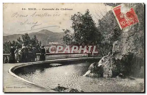 Cartes postales Nice Cascade du Chateau