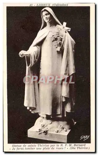 Ansichtskarte AK Statue de sainte Therese Lisieux