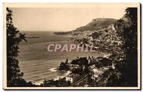 Cartes postales Cote D&#39Azur Monte Carlo Le Cap d&#39Ail Vue generale