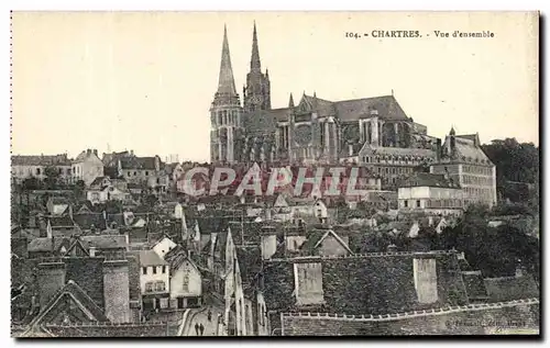 Cartes postales Chartres Vue d&#39ensemble