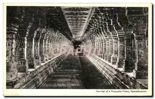 Cartes postales The Hall of a Thousand Pillars Rameshwaram Inde
