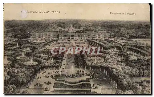 Cartes postales Panorama de Versailles