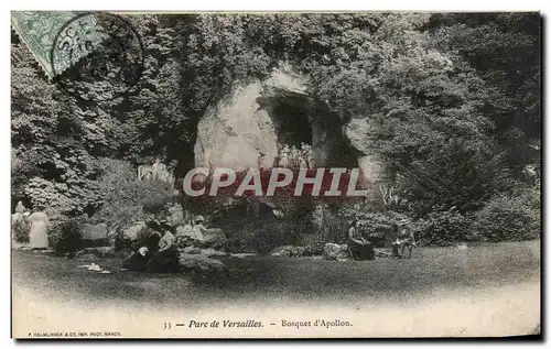 Ansichtskarte AK Parc de Versailles Bosquet d&#39Apollon