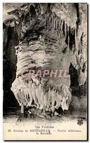 Cartes postales Les Pyrennes Grottes de Betharram Partie Inferieure le Bourdon