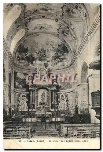 Cartes postales Gien Interieur de l&#39Eglise Saint Louis