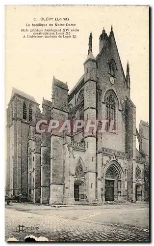 Cartes postales Clery La Basilique De Notre Dame