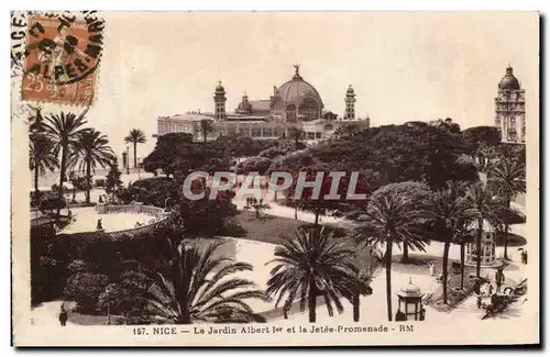 Cartes postales Nice Le Jardin Albert 1er Et La Jetee Promenade