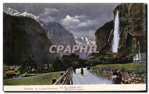 Cartes postales Strasse In Lauterbrunnen