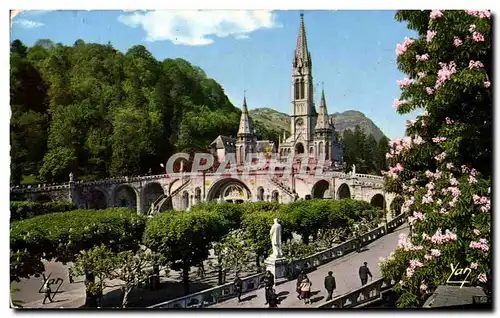 Cartes postales Lourdes La basilique