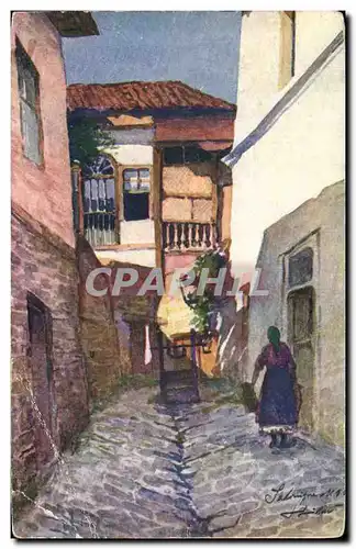 Cartes postales Salonique L'Impasse au Puits Grece