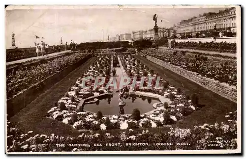 Cartes postales The Gardens Sea Front Brighton Looking West