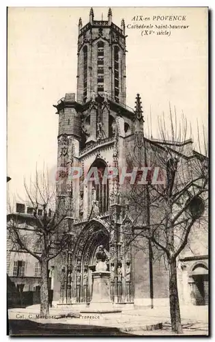 Cartes postales Aix en Provence Cathedrale Saint Sauveur