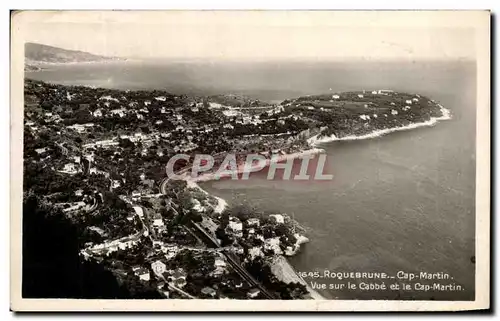 Ansichtskarte AK Roquebrune Cap Martin Vue sur le Cabbe et le Cap Martin