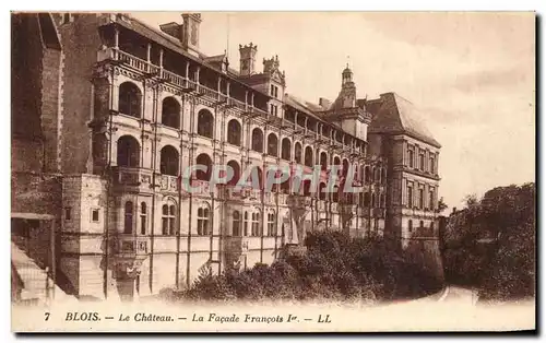 Ansichtskarte AK Blois Le Chateau La Facade Francois 1er