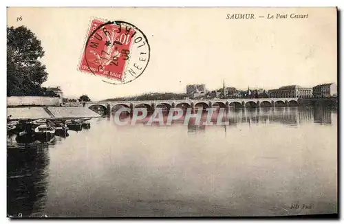 Cartes postales Saumur Le Pont Cessart