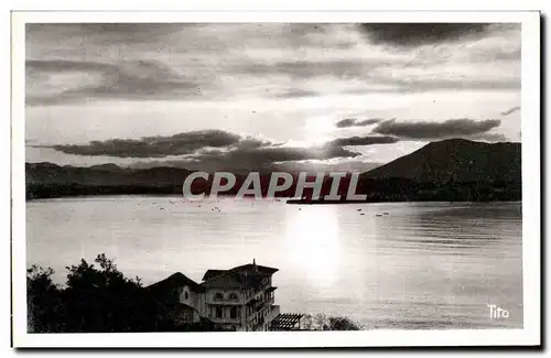 Cartes postales Hendaye Coucher De Solell Sur Le Jaizquibel