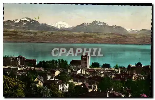 Cartes postales Lausanne La Tour Bel Air El Les Alpes