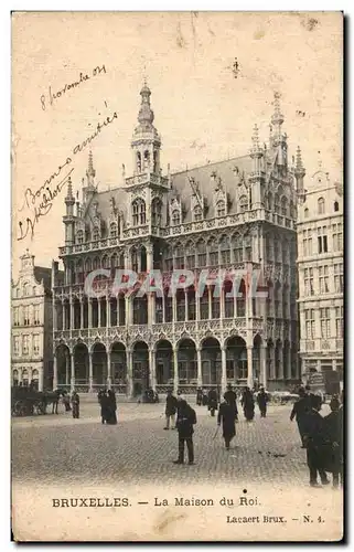 Cartes postales Bruxelles La Maison Du Roi