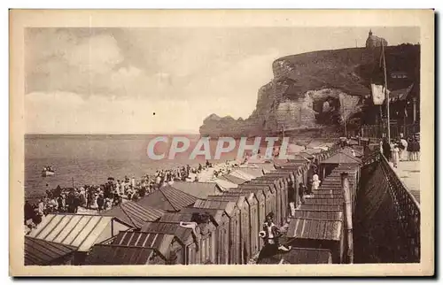 Ansichtskarte AK Etretat La Plage Et Les Cabines