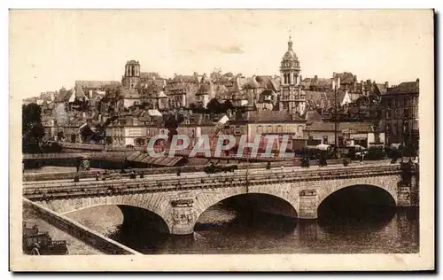 Cartes postales Le Mans Vue Panoramique vers le Pont Gambetta