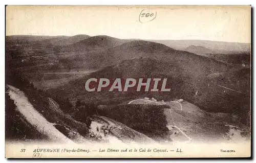 Ansichtskarte AK Auvergne Les Domes sur et le Col de Ceyssat