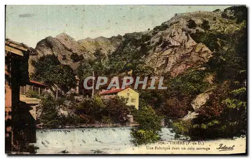 Cartes postales Thiers Une Fabrique dans un coin Sauvage