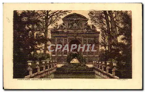 Cartes postales Fontaine Medicis Paris