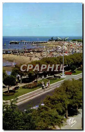 Cartes postales moderne Arcachon Les Plages et les Jetees