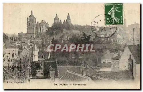 Cartes postales Loches Panorama